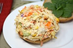 Slow Cooker Chicken Salad On Anything