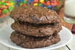 Double Chocolaty Espresso Pecan Cookies