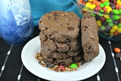 Double Chocolate Turtle Cookies
