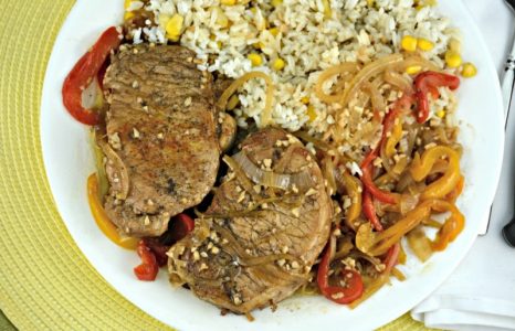 Balsamic Pork Chops with Wine and Garlic