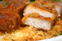 Slow Cooker Italian Barbecue Pork Chops