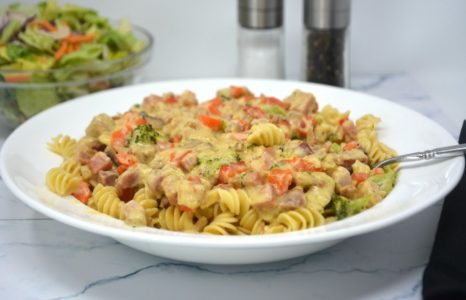 Creamy Parmesan Ham Pasta
