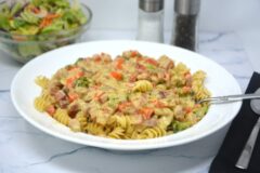Creamy Parmesan Ham Pasta