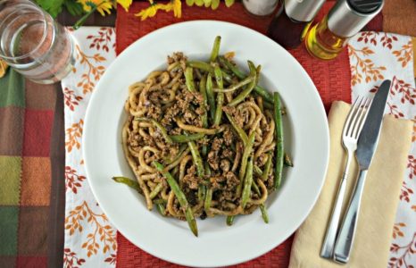 Easy Bean and Pork Stir Fry