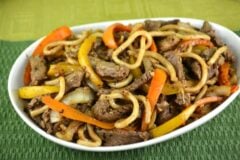 Black Bean Garlic Beef Noodles