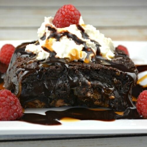 Caramel Peanut Butter Brownie