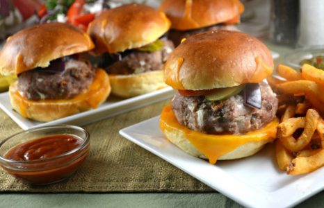 Perfect Parmesan Double Pork Burger