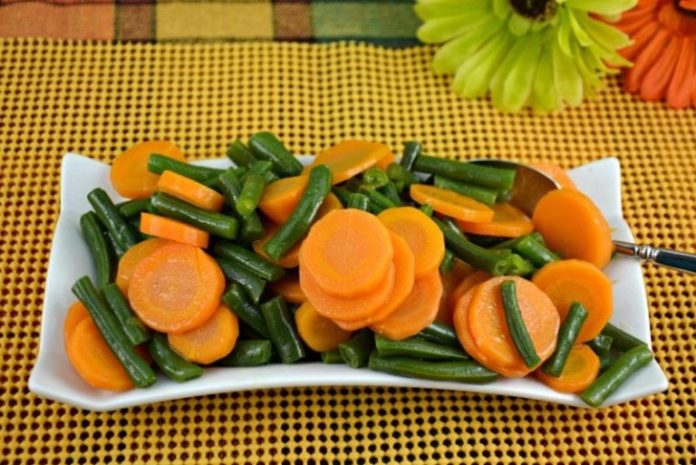 Glazed Green Beans and Carrots Kitchen Divas