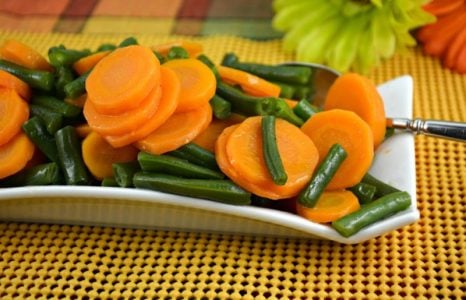 Glazed Green Beans and Carrots