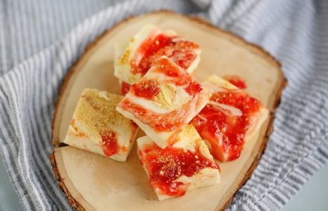 Best Strawberry Cheesecake Fudge