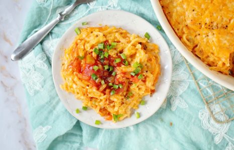 Cheesy Mexican Hashbrown Casserole