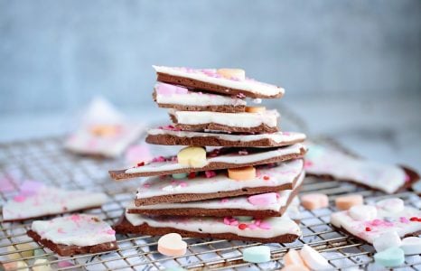 Easy Layered Candy Bark
