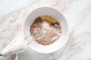 Chocolate Mint Poke Cake