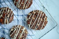 White Chocolate Turtle Cookies