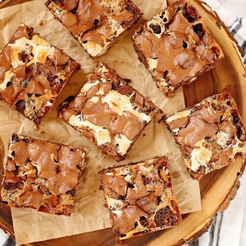 Easy Layered S'mores Brownies