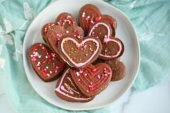 Heart Stuffed Ginger Cookies