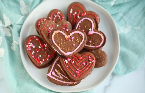 Heart Stuffed Ginger Cookies