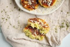 Cheesy Zucchini Cakes