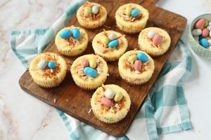 Mini Easter Cheesecakes