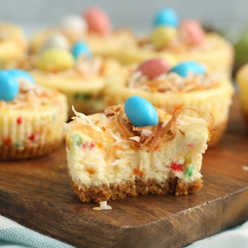 Mini Easter Cheesecakes