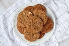 Chewy Chocolate Ginger Molasses Cookies