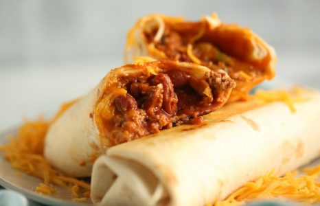 Pork and Bean Burritos