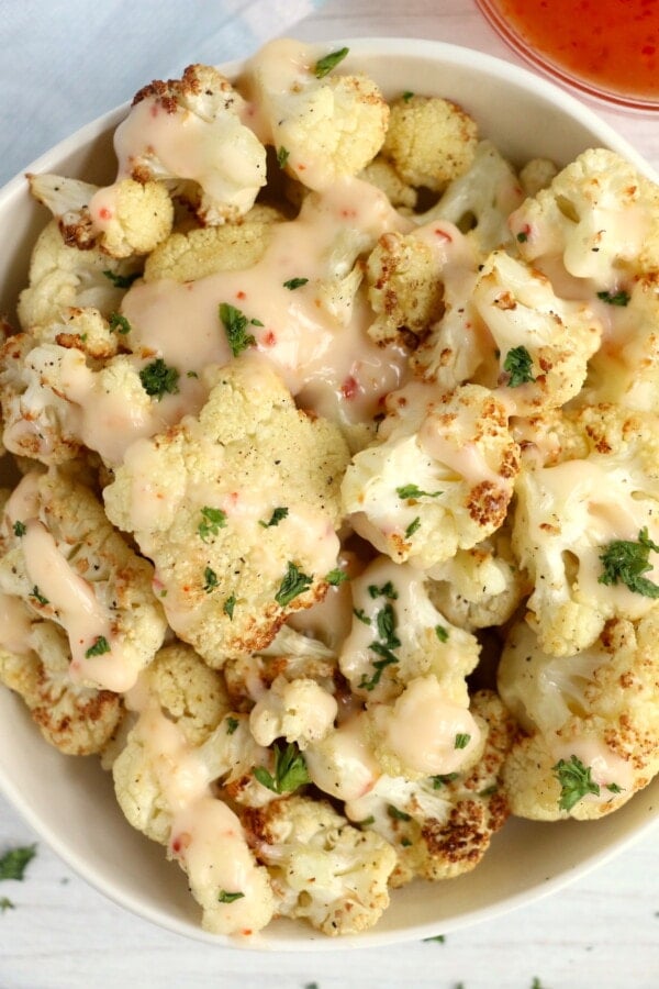 Air Fryer Bang Bang Cauliflower Kitchen Divas