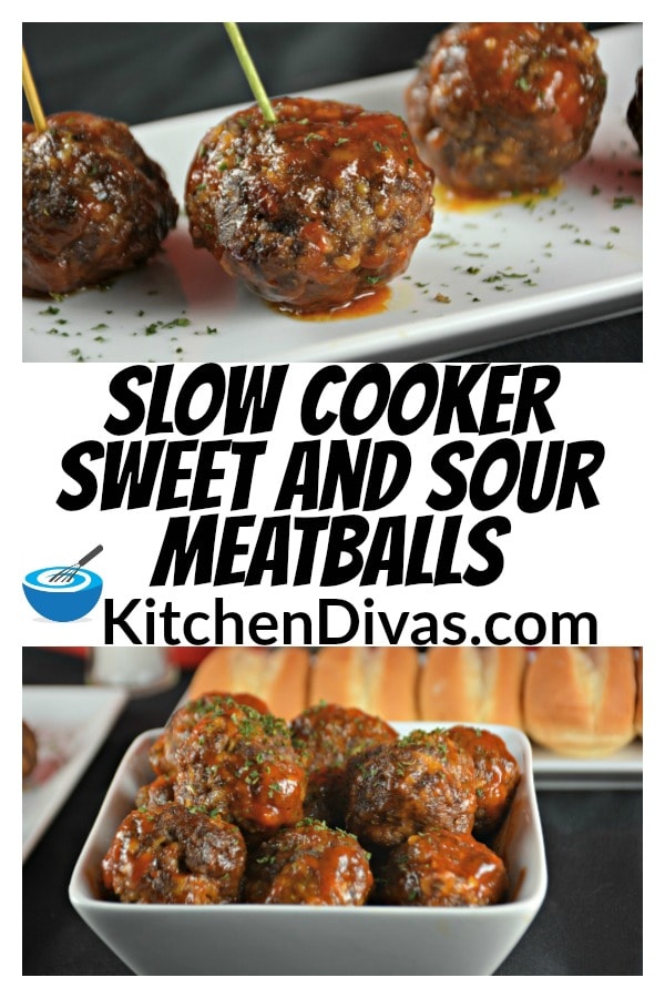 Slow Cooker Sweet and Sour Meatballs Kitchen Divas