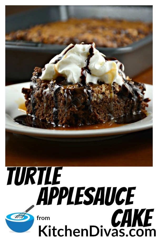 Turtle Applesauce Cake