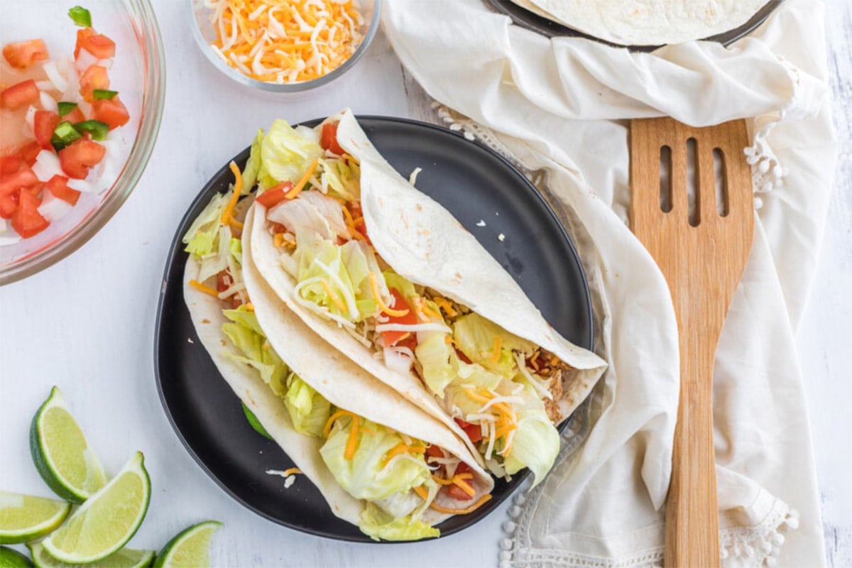 Air Fryer Chicken Tacos - Real Mom Kitchen - Air Fryer